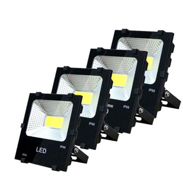 100w超亮led投光灯户外防水200瓦工地照明厂房车间室外广告投射灯