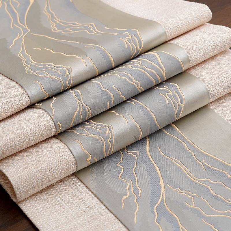 新中桌式禅意桌旗轻奢高桌端茶几桌布餐电茶视yq861866柜盖布茶席