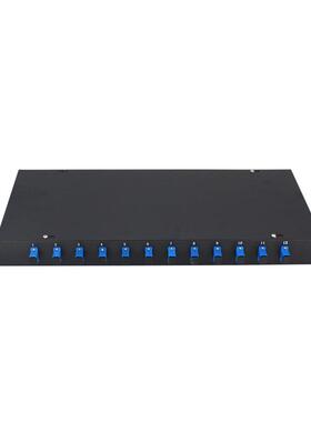 厂家盒机12口光缆熔架纤式方141口12芯配线架光纤终端盒SC满配