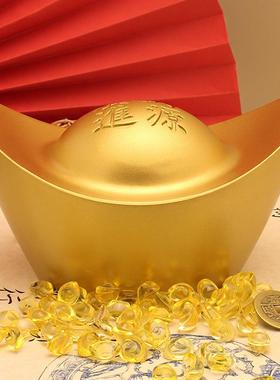 唐腾黄铜元尺宝鎏超大号桌寸办公TT-18公室居家面摆件送礼佳金品