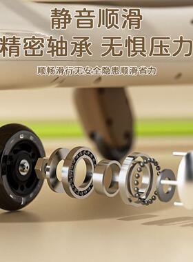 童儿扭扭车音万向轮款防73336侧翻溜溜车大人可坐乐摇闪光轮平衡