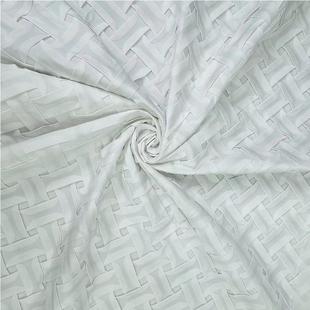 雪纺麻压皱布面料蕾丝网布乱VSG演出表形演服面料扇压皱童装面料