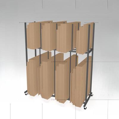 日式带用轮可移动车纸箱收纳库架铁艺杂物收tlznfg$*纳推家仓纸皮