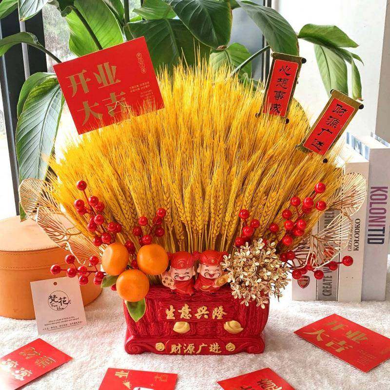 开业花件篮大业D手提麦穗商务材庆典桌花摆大卖z7ohhRmz大麦IY料,家居饰品,餐桌花艺,淘宝优惠券,粉丝福利购,淘宝优惠卷