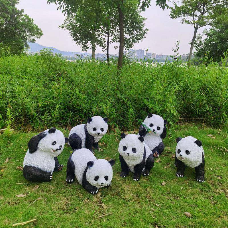 外仿真8226熊猫雕件塑摆庭院装饰花园别墅院子户置布园林景观造景,家居饰品,户外/庭院摆件,淘宝优惠券,粉丝福利购,淘宝优惠卷