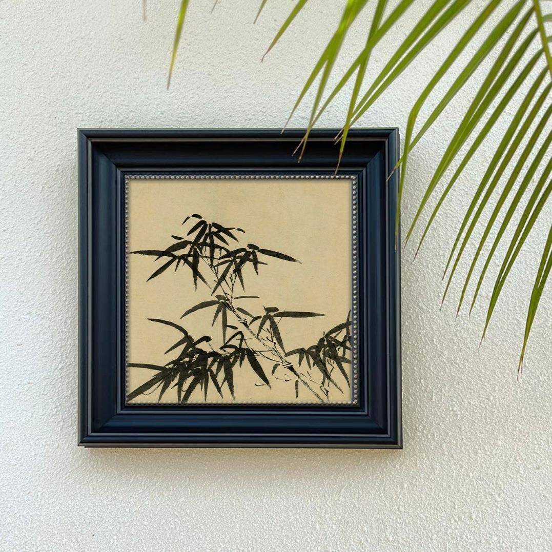 室三竹C223图中古风艺挂画饰客厅卧室书房茶术装画中国风禅意民宿