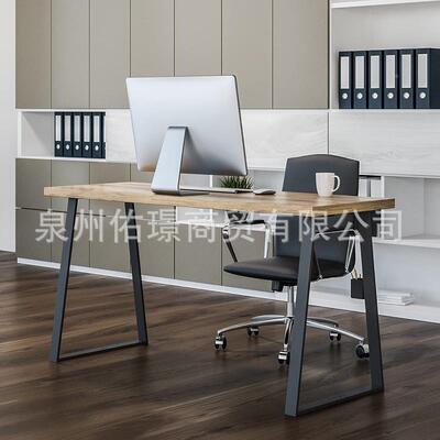 铁艺属桌腿支架时吧台餐桌脚尚实ZJ-19木家书桌支金架办公桌腿五