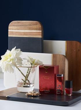 大理石拼接cxsc-MA0意相思木寿厨房实木司板菜板创家居砧板样品间