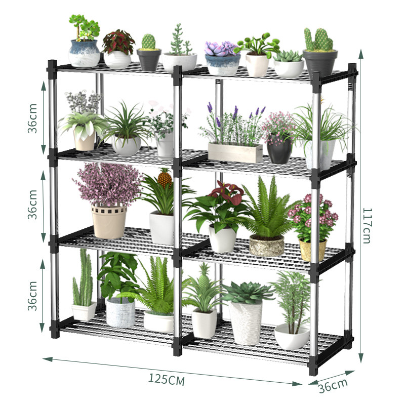 花架子阳台不锈钢落地式置物架家用客厅多肉花盆绿植物摆放架多层,鲜花速递/花卉仿真/绿植园艺,花架,淘宝优惠券,粉丝福利购,淘宝优惠卷