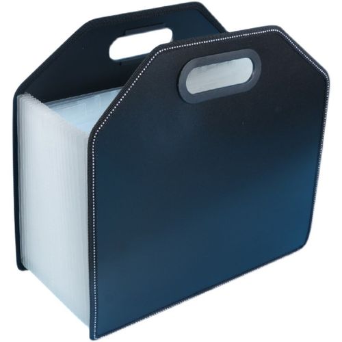 可立式25格手提文件夹伸缩风琴包多层学生用桌面收纳卷子整理神器