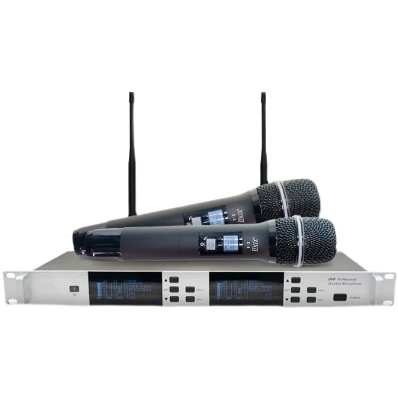 专业舞台演出防啸叫麦克风充电电池家用KTV手持一拖二U段无线话筒,影音电器,麦克风/话筒,淘宝优惠券,粉丝福利购,淘宝优惠卷