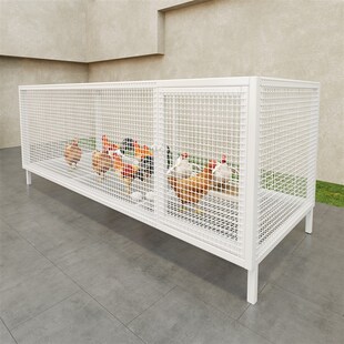 鸡笼狗笼子宠物围栏家用室外大号鸡舍新型大空间托盘接粪自动清粪
