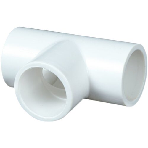 PVC给水管三通接头配件正三通白灰蓝20 25 32 40 50 63 75 90 110