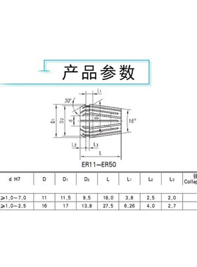 ER弹簧筒夹UPER32夹头0.005高精密卡簧 雕刻机筒夹EDVT数控夹套
