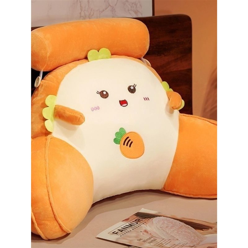 床头靠垫腰靠大靠背软包床上看书护腰靠枕宿舍枕头榻榻米沙发抱枕