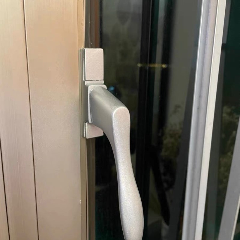 铝合金多点锁窗锁扣玻璃窗户拉手平开窗两点传动把手幕墙配