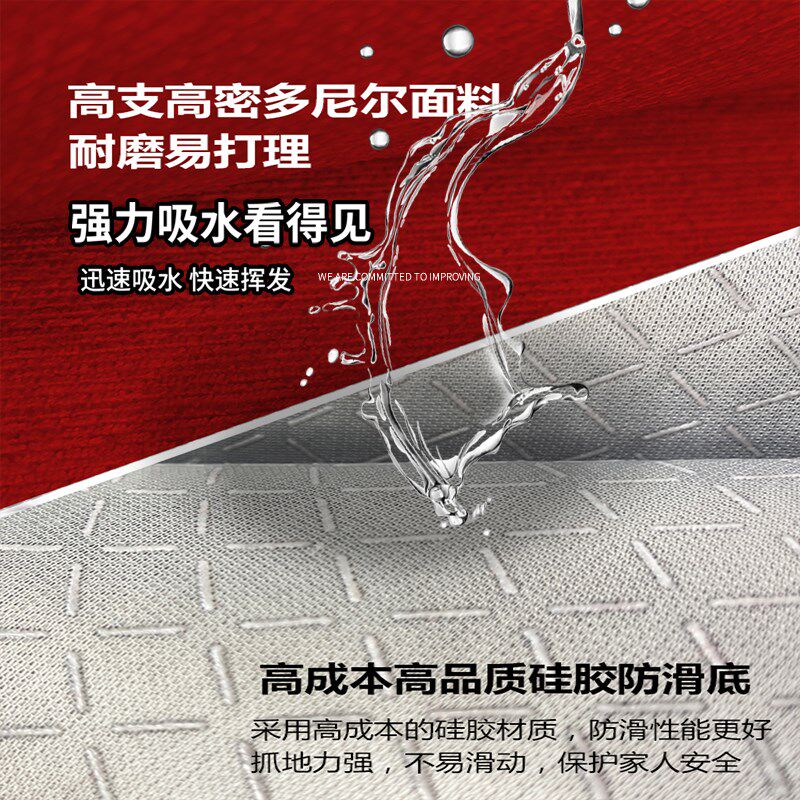 恭贺新婚地垫结婚入户门垫卧室婚房地毯大门口喜庆踩脚垫进门门垫