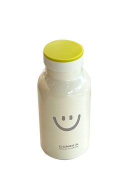 comika口咔保温杯不锈钢保冷水杯子笑脸奶茶杯便携随手杯高颜值女