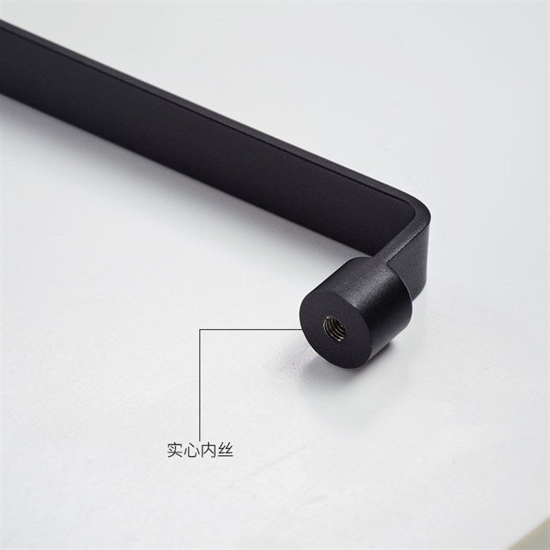 极简淋浴房拉手浴室玻璃门把手化妆室拉手把手酒店实心304不锈钢