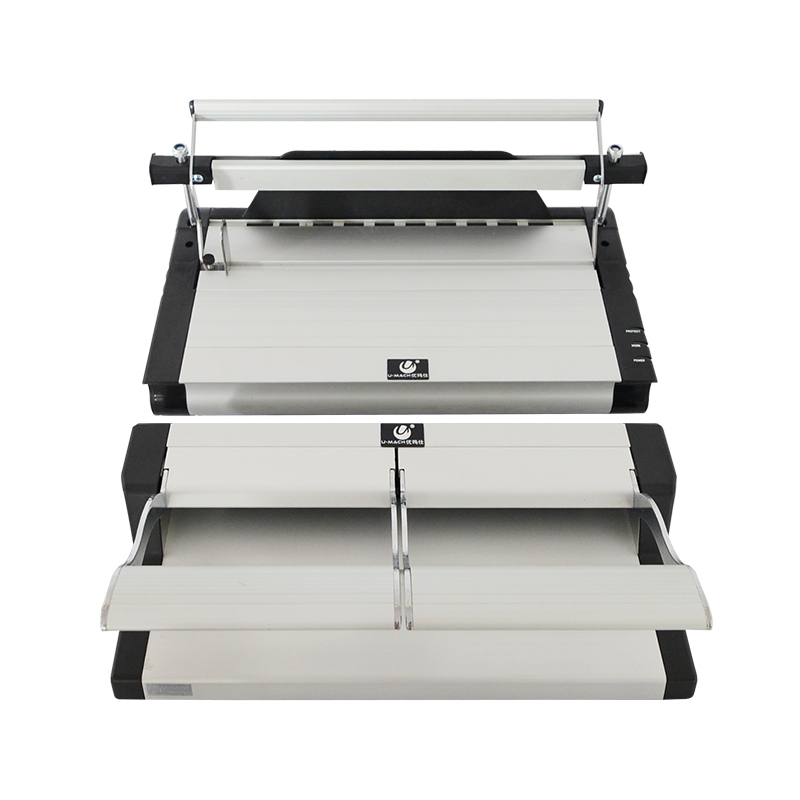 优玛仕U-120十二齿文本钉条装订机热熔文件文本合同热熔打孔装订