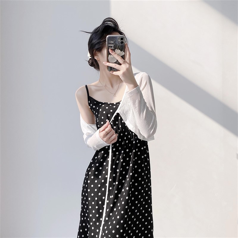 开衫外套女针织短款外搭夏配吊带裙的小披肩新款防晒衣薄罩衫上衣