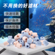 小号鱼缸过滤材料水族箱纳米石英球净水陶瓷环细菌屋培菌鱼缸滤材