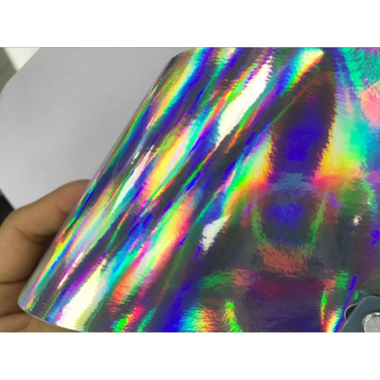 七彩变色电镀镭射车身改色膜 炫彩变色电镀银全车身贴膜
