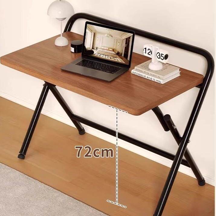 书桌电脑桌可折叠免安装床边小桌子学生家用写字桌简易办公桌