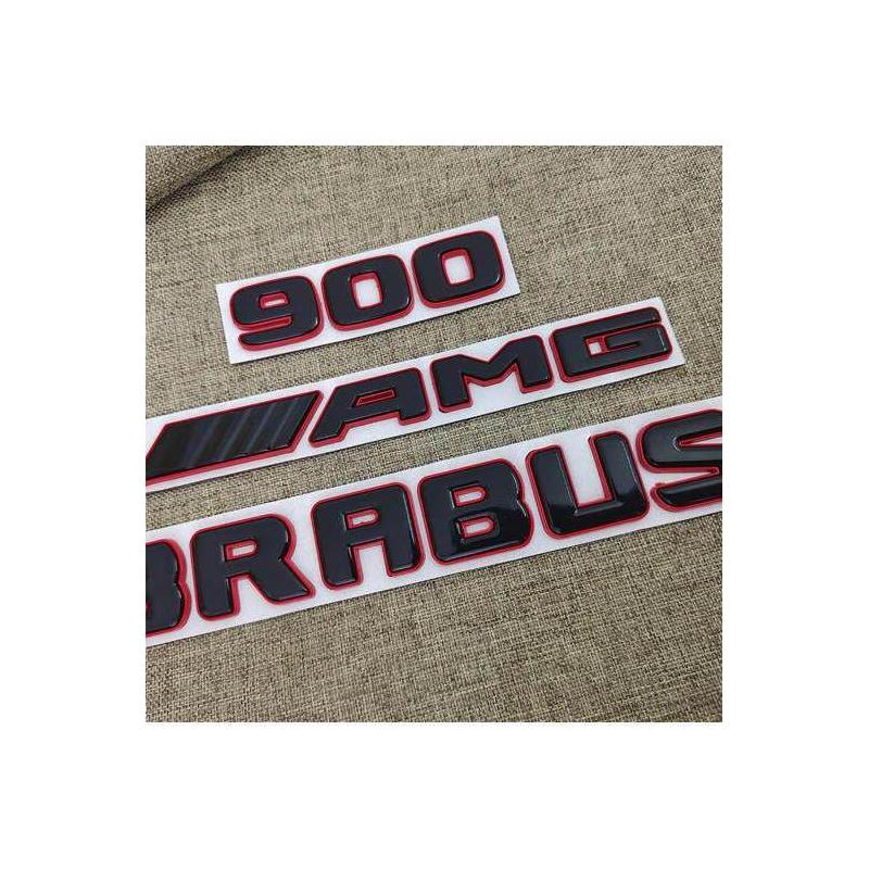 适用奔驰新G级车标G900速博BRABUS改装标志字标巴博斯排量标贴600