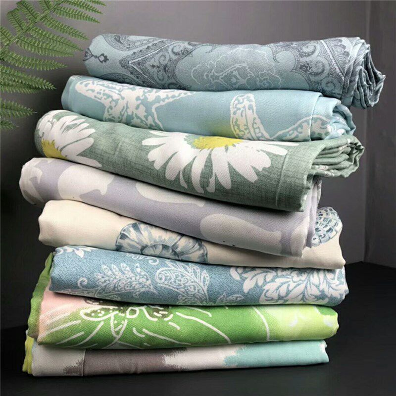 凉感竹纤维床单双人睡单夏天软凉席粗布加厚透气裸睡床单吸汗耐用