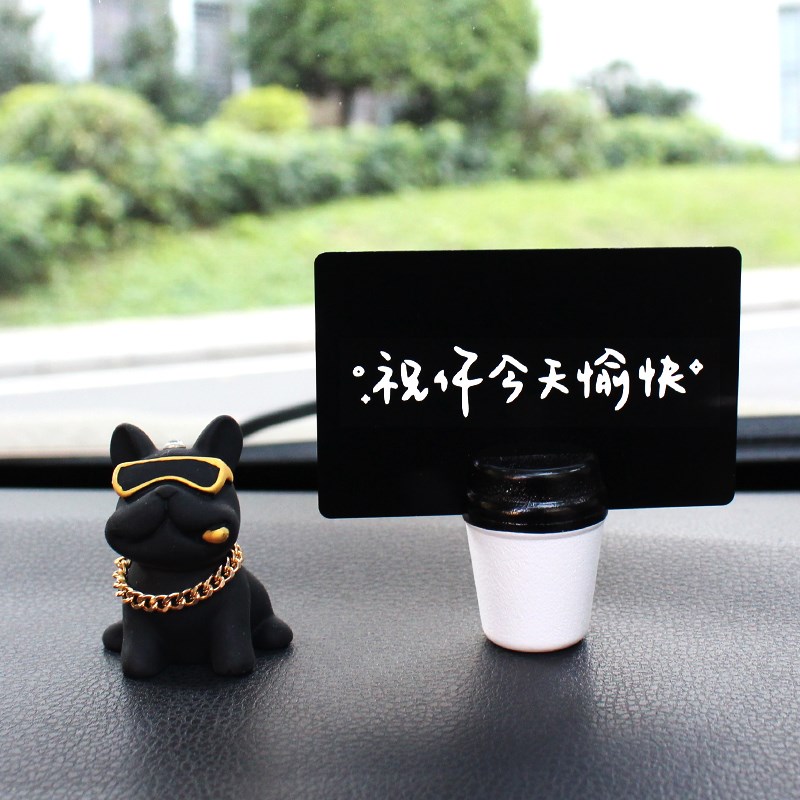 定制汽车停车号码牌激光雕刻挪车电话牌金属刻字移车公仔摆件饰品