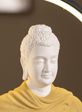 中式陶瓷释迦牟尼佛像阿弥陀佛大日如来佛祖家居桌面摆件客厅供奉