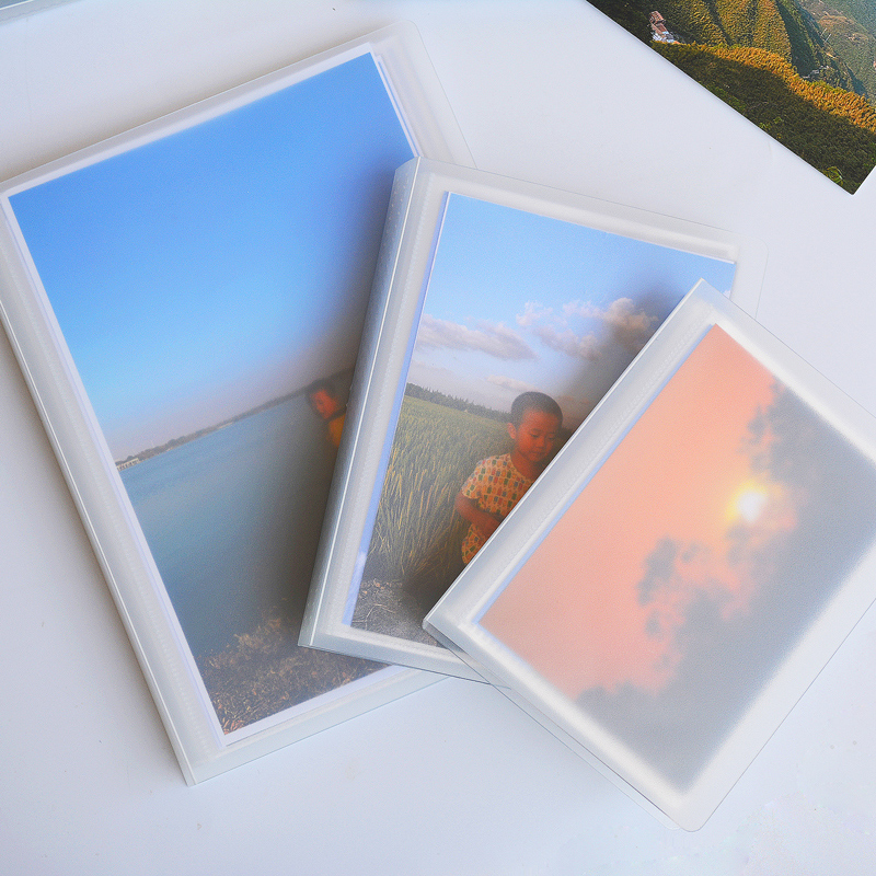 透明简约B 5寸6寸4R竖款7 8寸9相册相簿影集生写册识字卡片收藏册