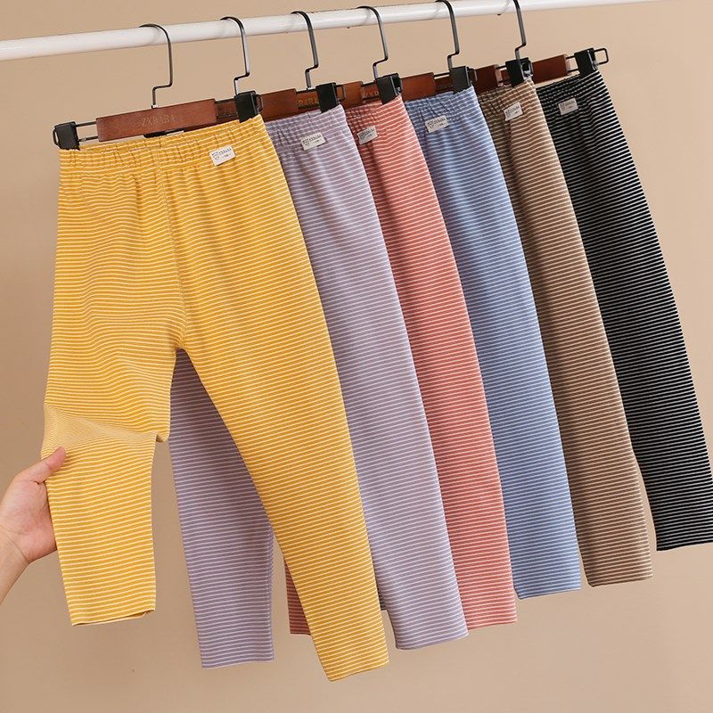 儿童条纹厚保暖德绒秋裤24冬款男女童无痕弹力发热打底裤宝宝睡裤,童装/婴儿装/亲子装,保暖裤,淘宝优惠券,粉丝福利购,淘宝优惠卷