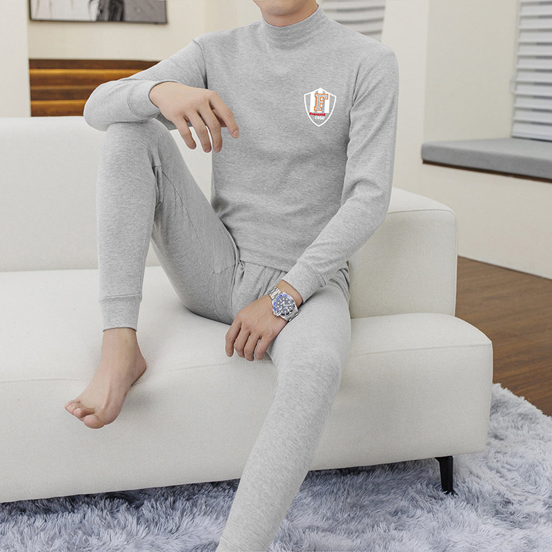 纯棉秋衣卫生裤套装男士全棉内搭卫生衣卫生裤中青年打底贴身穿发,女士内衣/男士内衣/家居服,保暖套装,淘宝优惠券,粉丝福利购,淘宝优惠卷