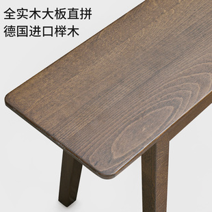 长条凳子小户型餐凳实木大板凳床尾凳家用门厅换鞋凳可移动