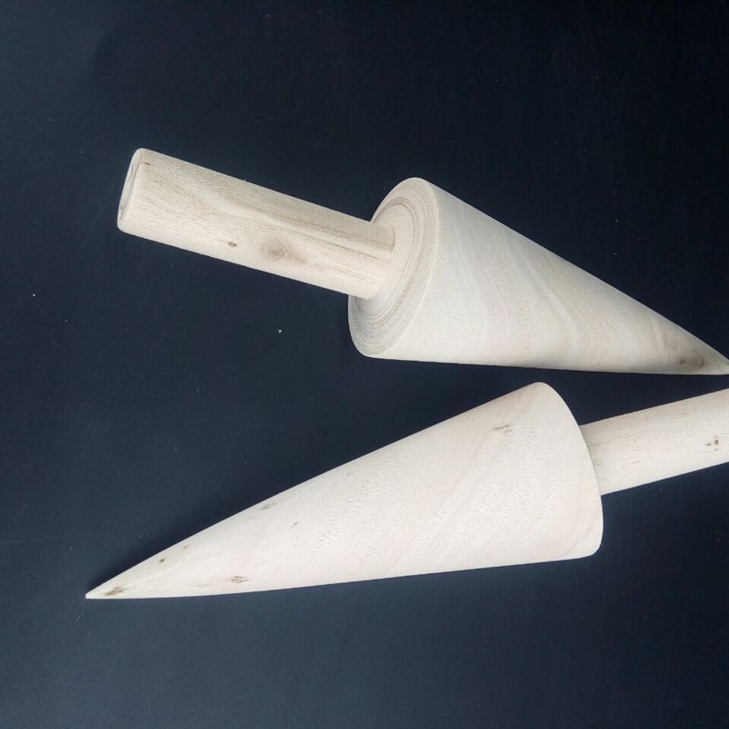 木质雪糕皮机蛋卷模具脆皮甜筒蛋筒蛋卷定型器锥形冰激凌蛋筒木锥