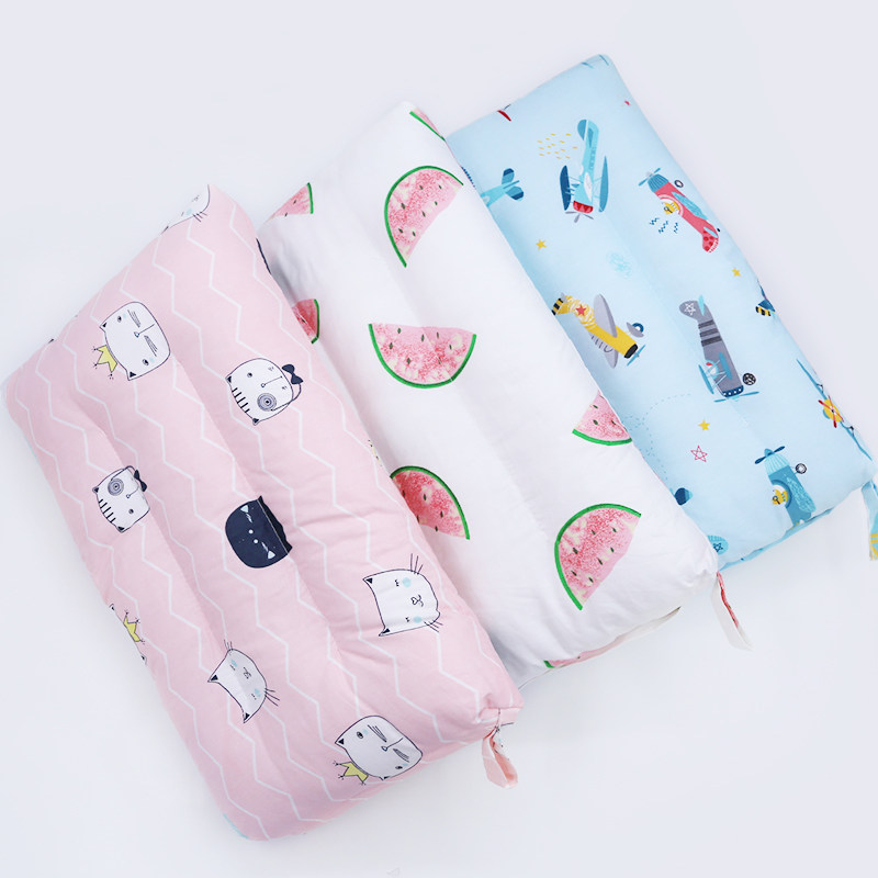 宝宝纯棉卡通枕头1-10岁儿童全棉枕芯四季通用幼儿园午睡小学生枕