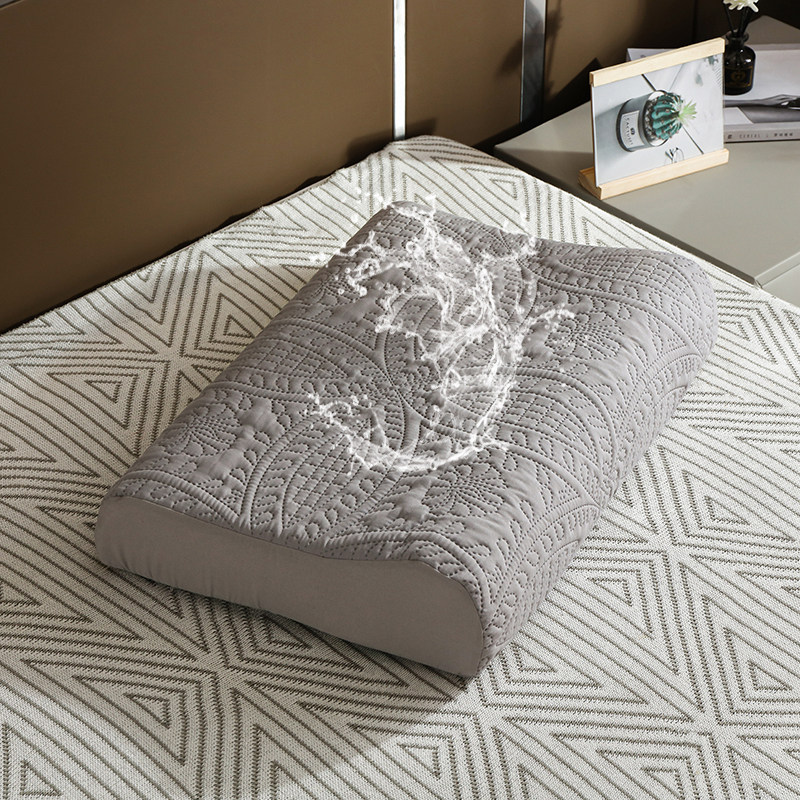 乳胶枕套防枕芯发黄防水全棉枕巾一对60x40 成人50X30记忆枕头套