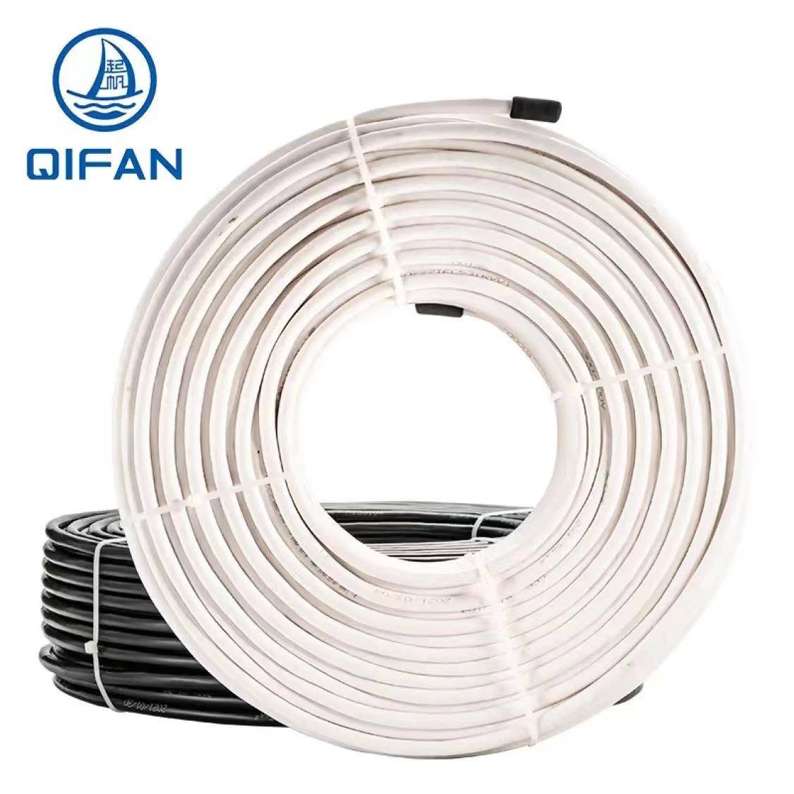 起帆（QIFANYSF)VV3芯0.5平方.75-10护套0R线源线黑色白色电信号