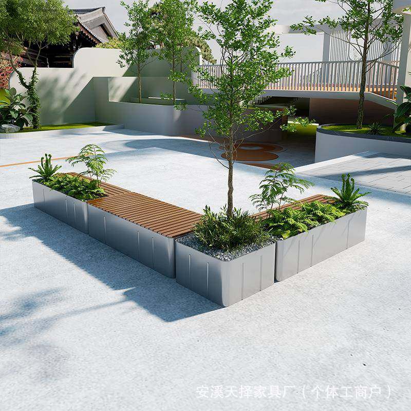 不锈钢花箱户种外花盆镀锌板餐厅断槽围栏隔广场商业街植92308908,鲜花速递/花卉仿真/绿植园艺,花架,淘宝优惠券,粉丝福利购,淘宝优惠卷