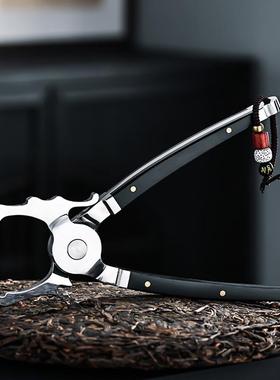 锈钢茶钳茶不刀开茶茶普洱沱茶具配59758件茶砖茶饼钳子中器式茶