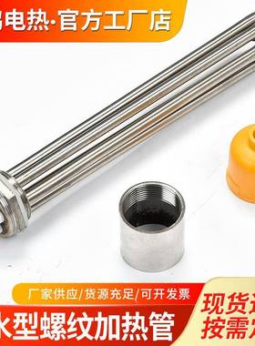 电AVU加热管DN40热50一寸半二寸水箱加率器大功锅炉380V电热管