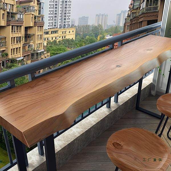 实985木吧台桌用阳台靠墙窄桌子家长条桌奶店茶酒吧高脚桌椅组商,电子/电工,接线端子,淘宝优惠券,粉丝福利购,淘宝优惠卷