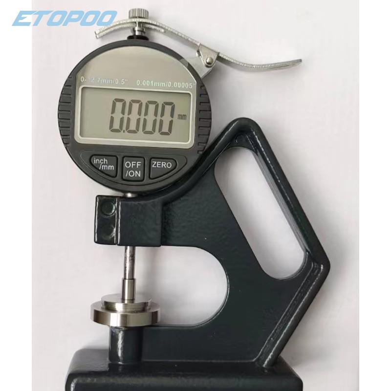 0-1计.7测数显百分千分厚规厚度规仪表0.001mm纸张薄膜布料皮2革