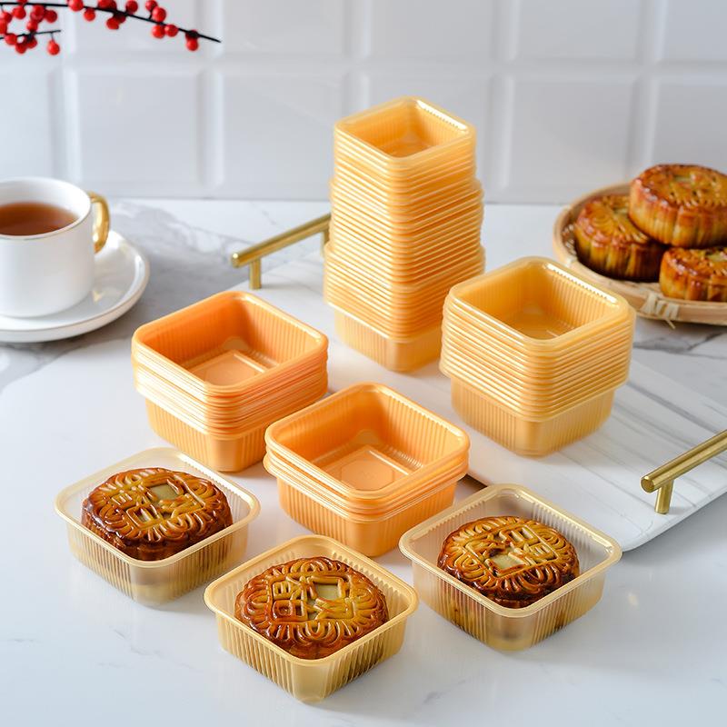 月自动机分离PP加厚40c饼中秋月饼饼托盘月饼托盘月托饼盒吸塑月