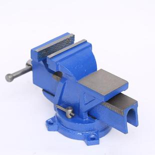 厂家重3-20寸活动型带砧台虎钳桌虎台钳WCE平钳口钳法式台寸虎钳