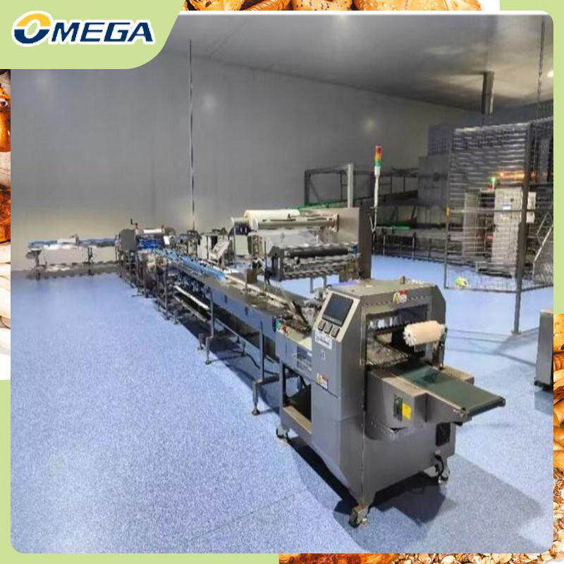 汉堡切割机 自动切片自动套袋扎口或卡扣打包吐司汉堡热狗包装机