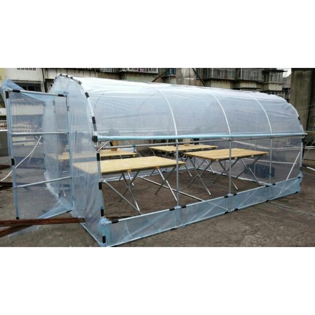 家用温室大棚骨架阳台庭院多肉花棚暖房蔬菜植物冬季保温花房简易