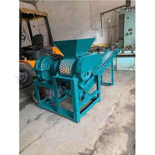 65锰铸造矿粉压球机金属矿粉制球造块设备V形带鹅卵煤球机